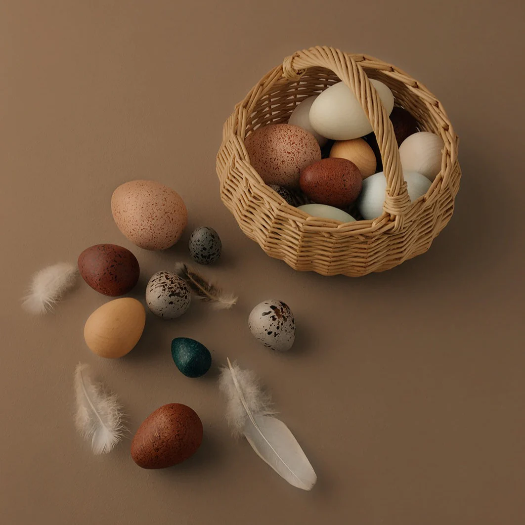 A Dozen Bird Eggs in a Basket - Moon Picnic - Image 4