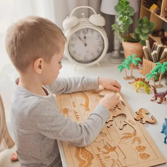 Dino World Wooden Puzzle - Image 4