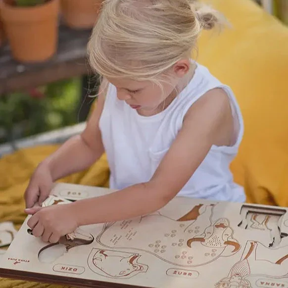 Forest Animals Wooden Puzzle - Image 4