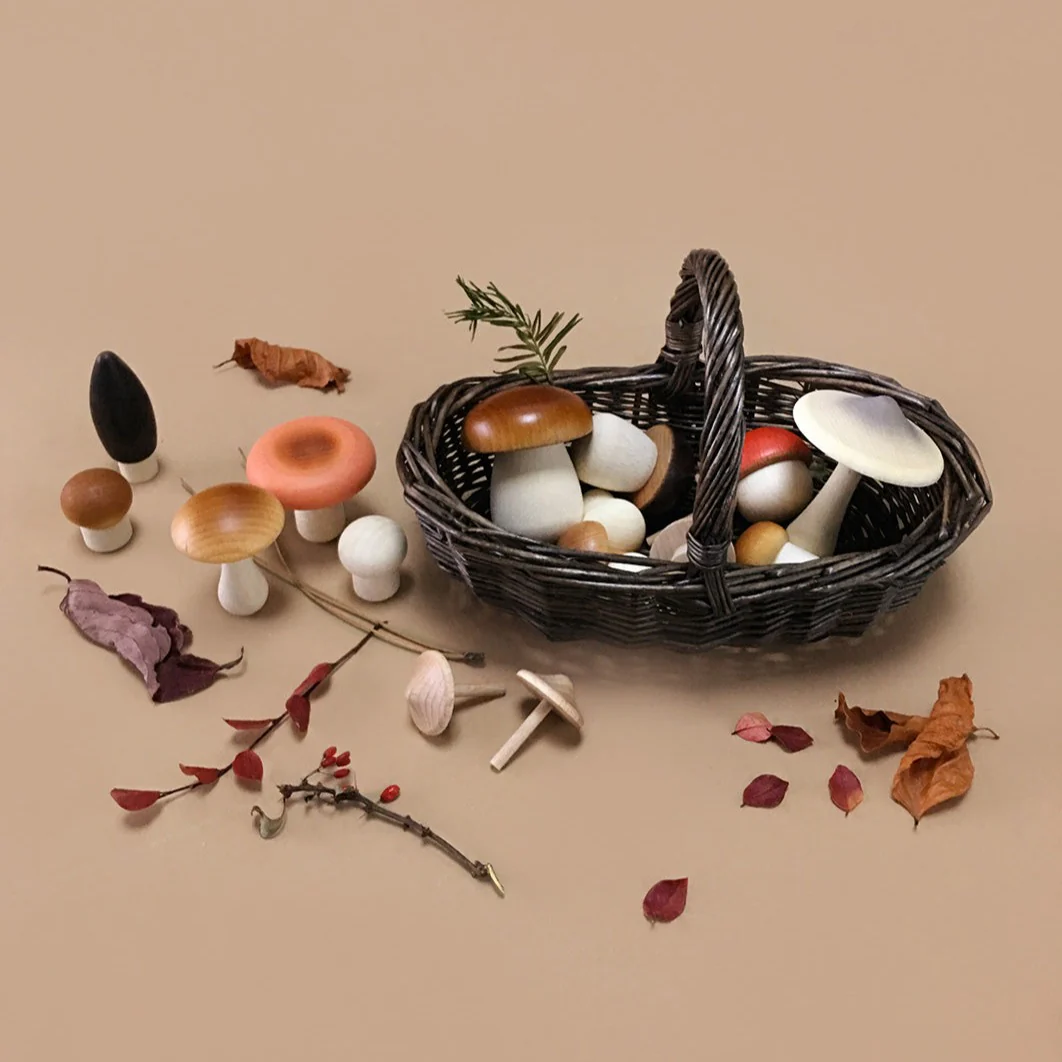 Forest Mushrooms Basket - Moon Picnic - Image 3
