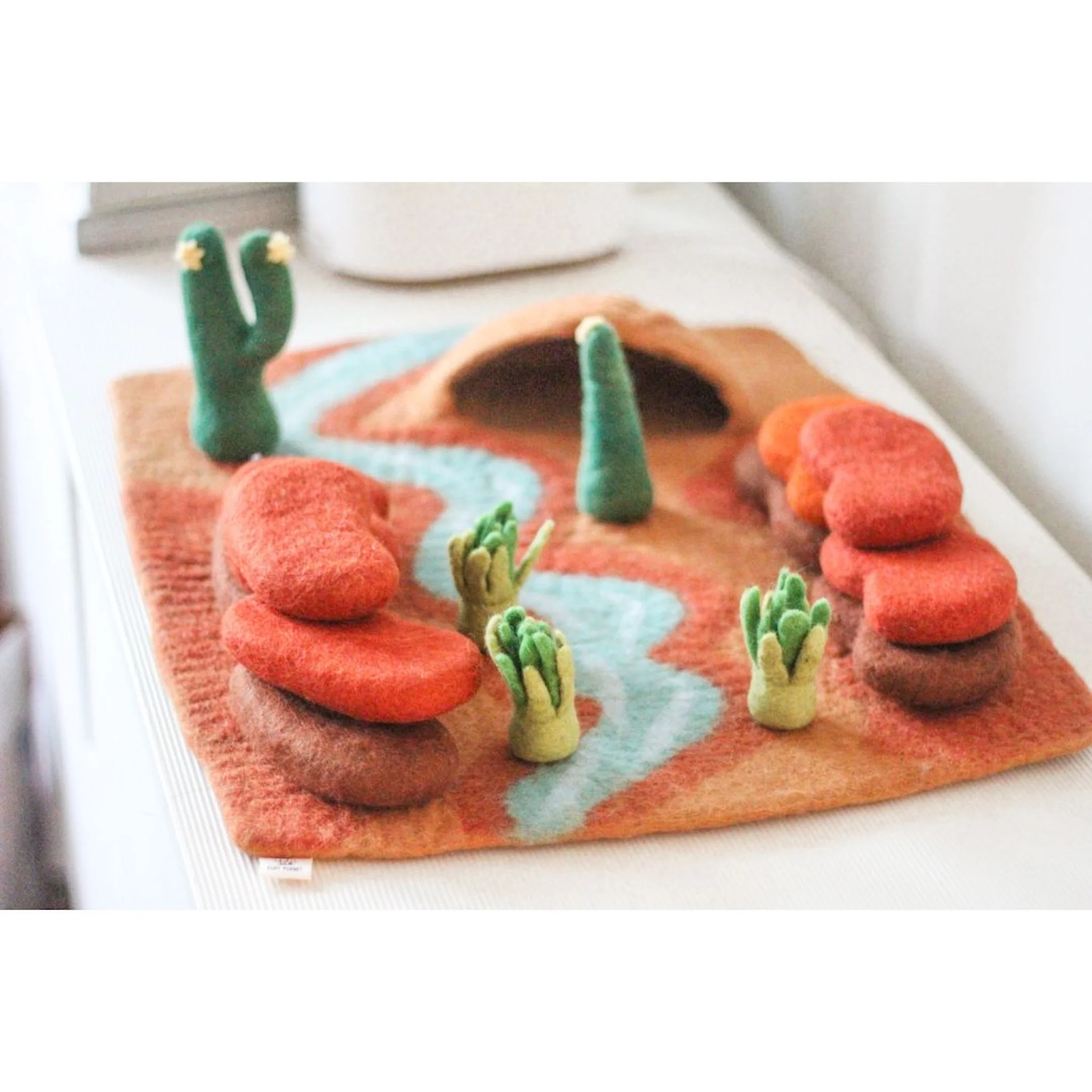 Grand Canyon Desert Play Mat Set | Felted Play Mat - Image 3