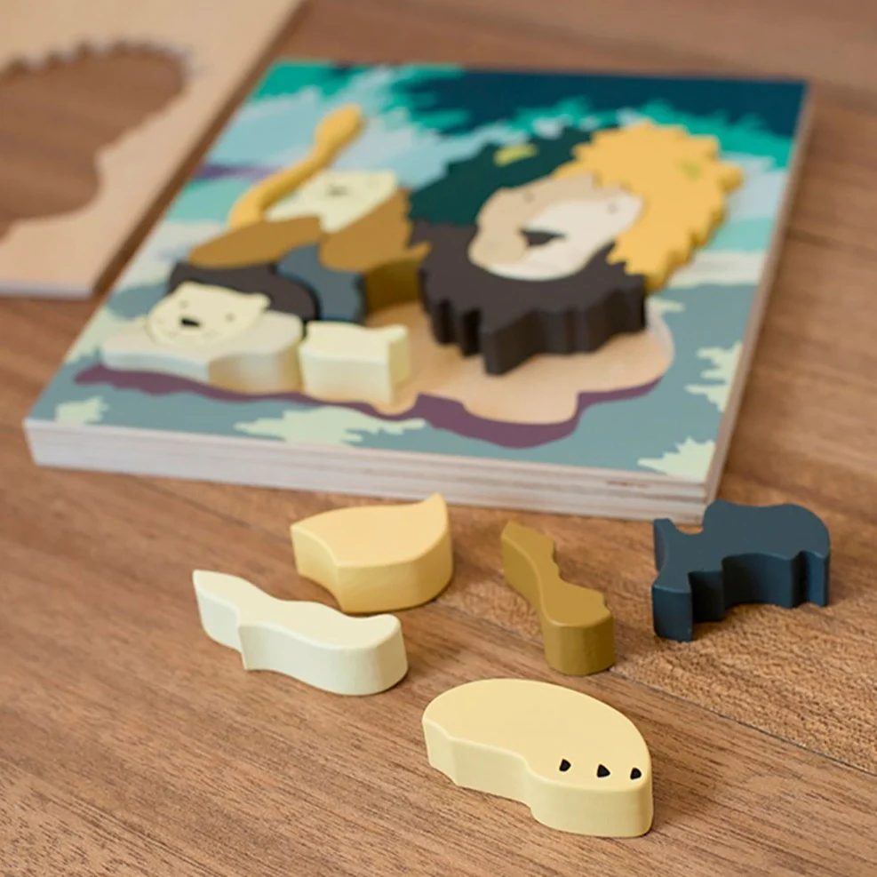 Lion Wooden Puzzle - Image 3
