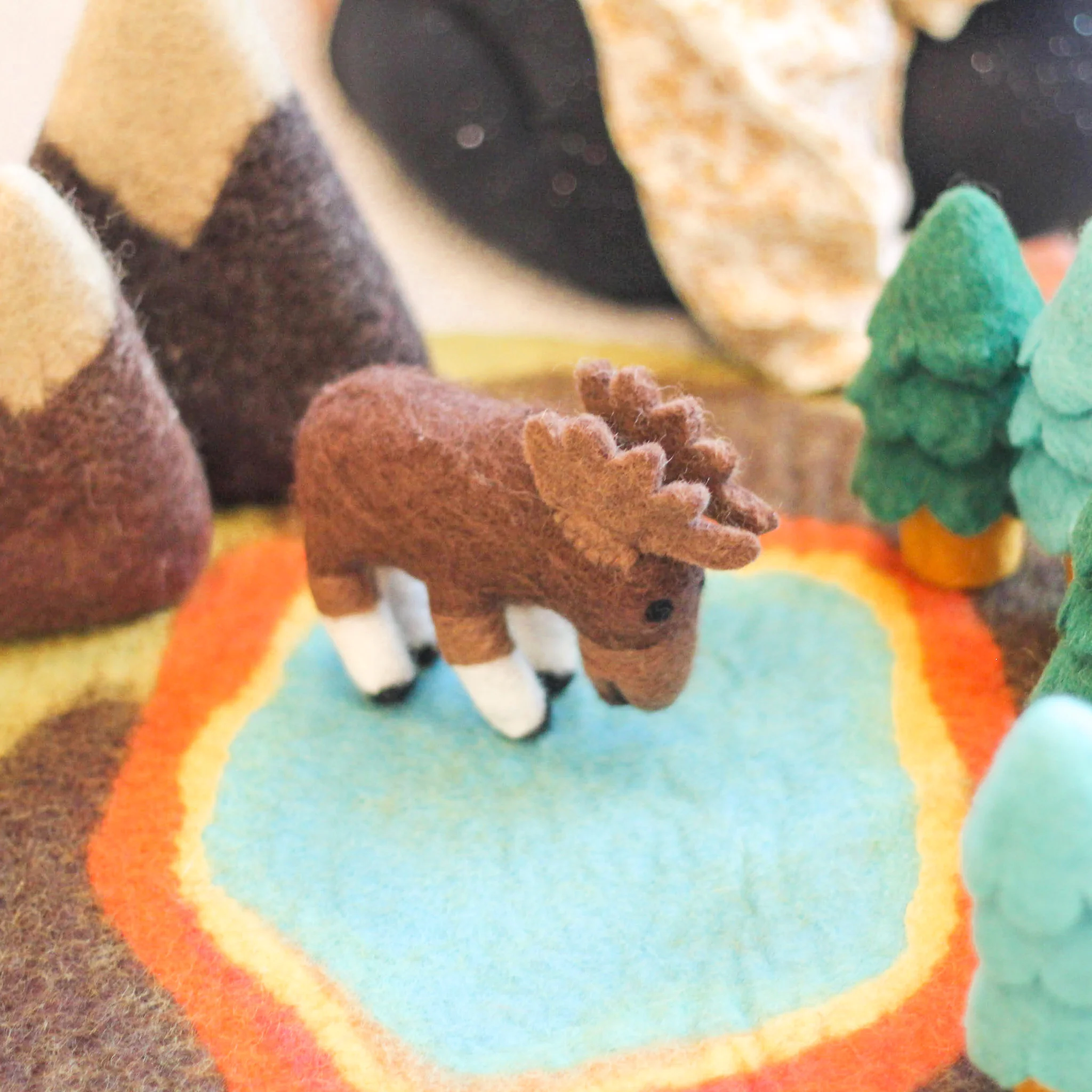 Moose Animal Puppets | Felt Finger Puppet - Image 6