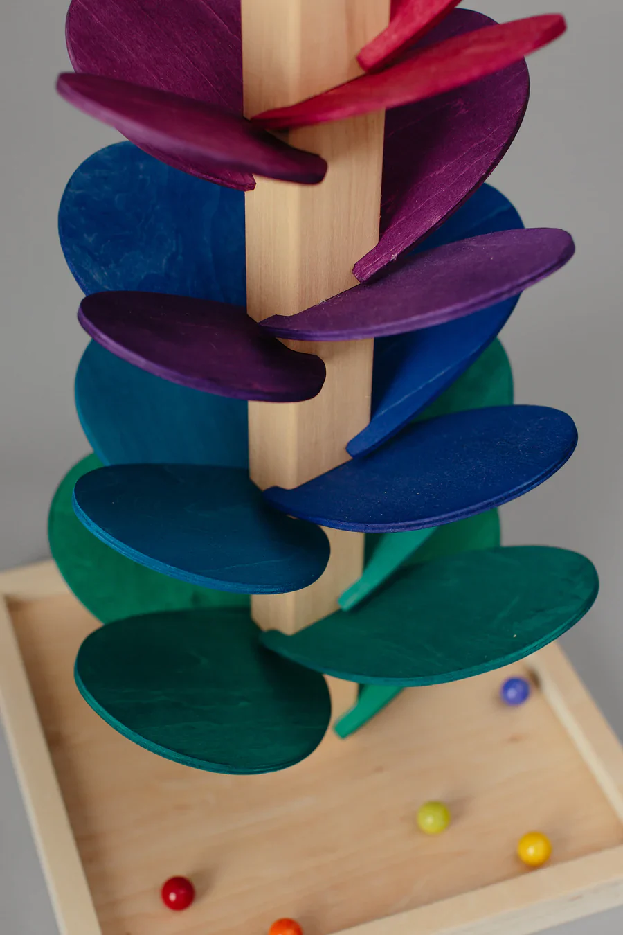 GRÜNSPECHT Rainbow Musical Sound Marble Tree - Large 28" - Image 3