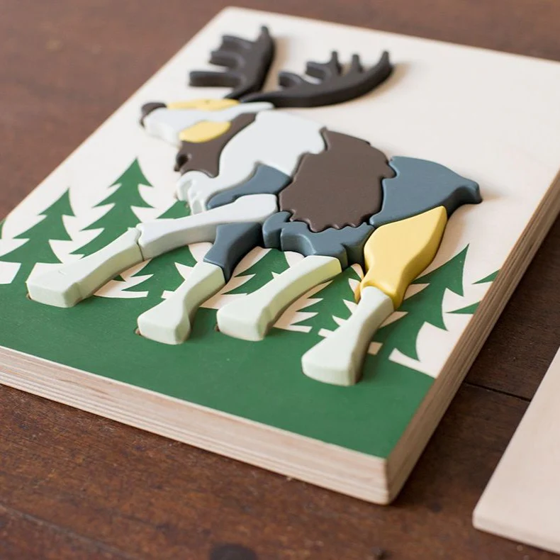 Reindeer Wooden Puzzle - Image 3