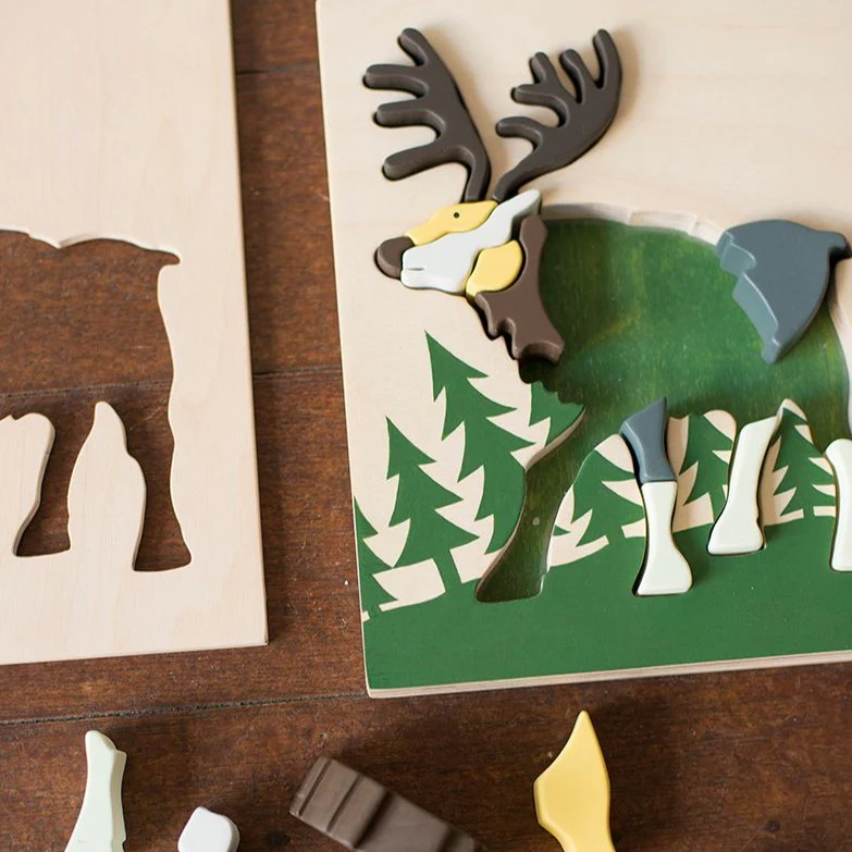 Reindeer Wooden Puzzle - Image 4