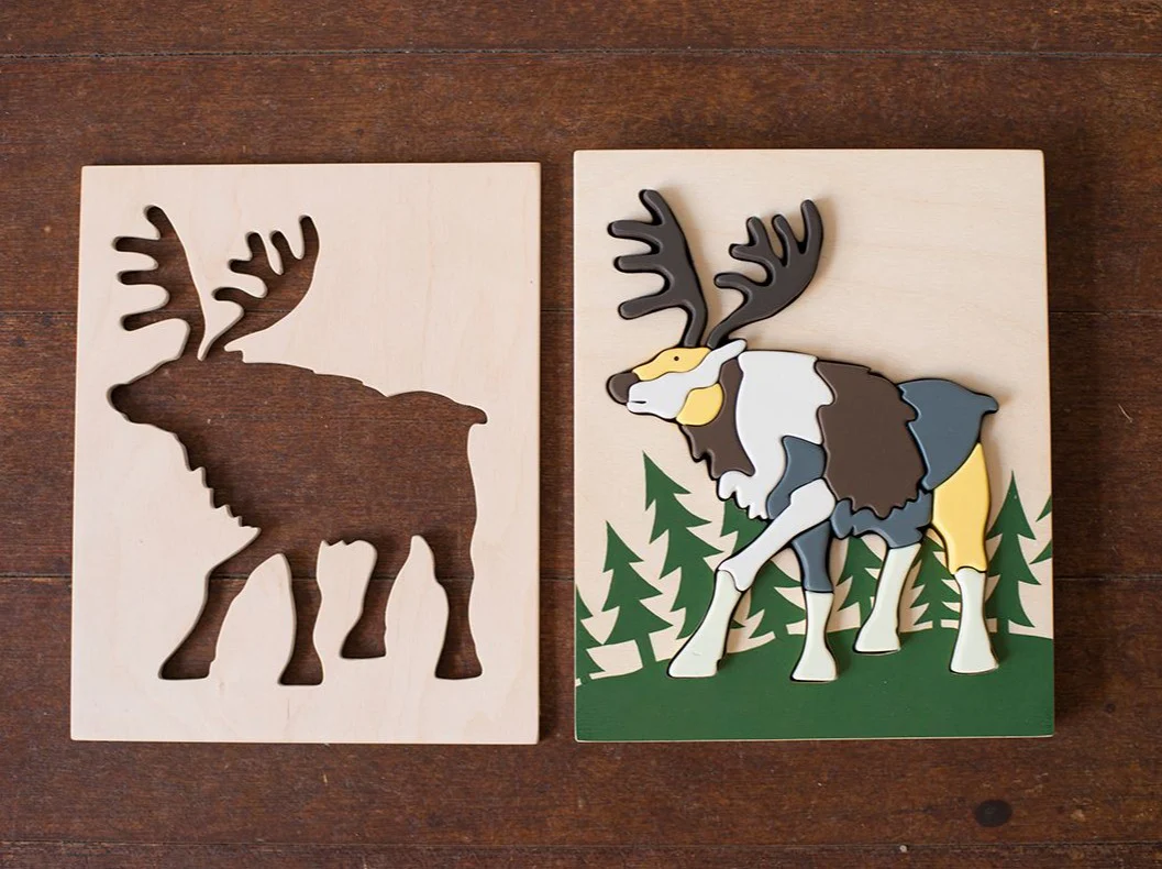 Reindeer Wooden Puzzle - Image 5