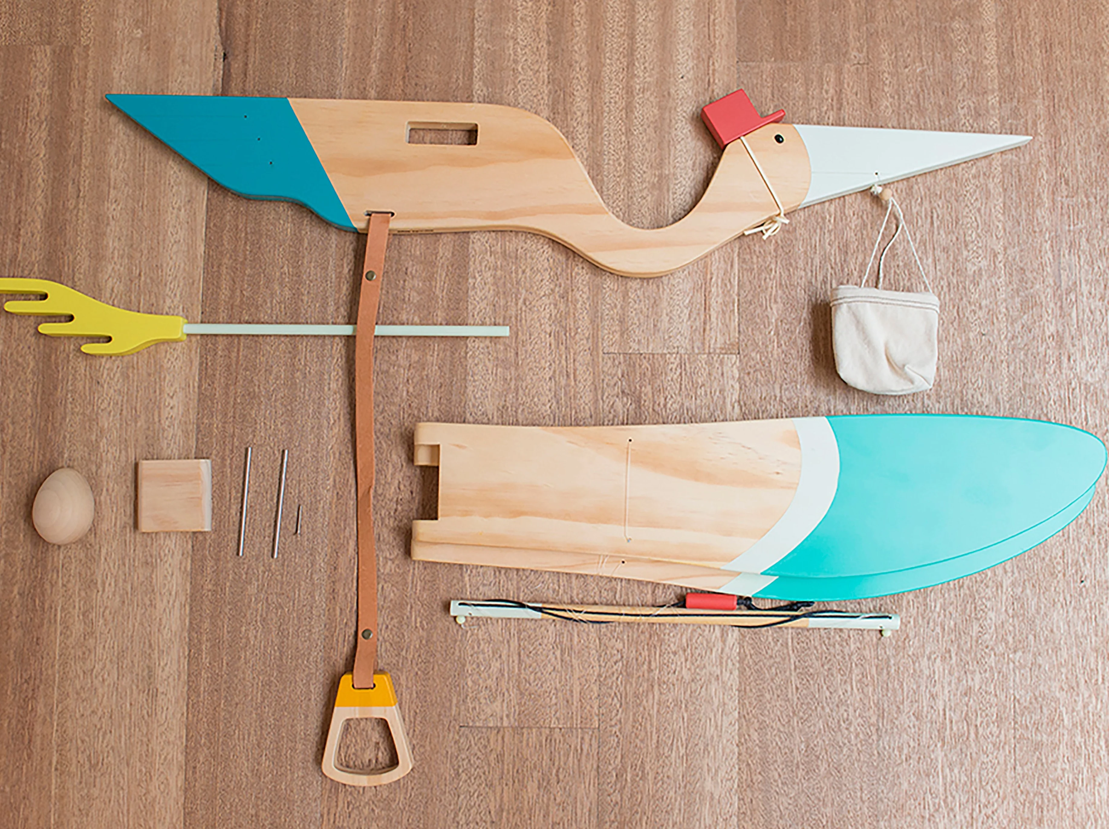 Eguchi Toys | Stork Bird Mobile - Large - Image 3