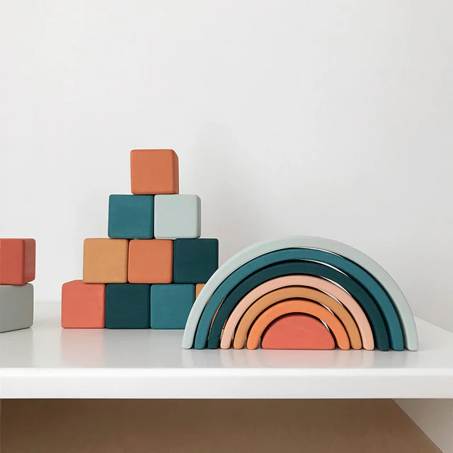 Wooden Block Set - 12 pieces - Image 3