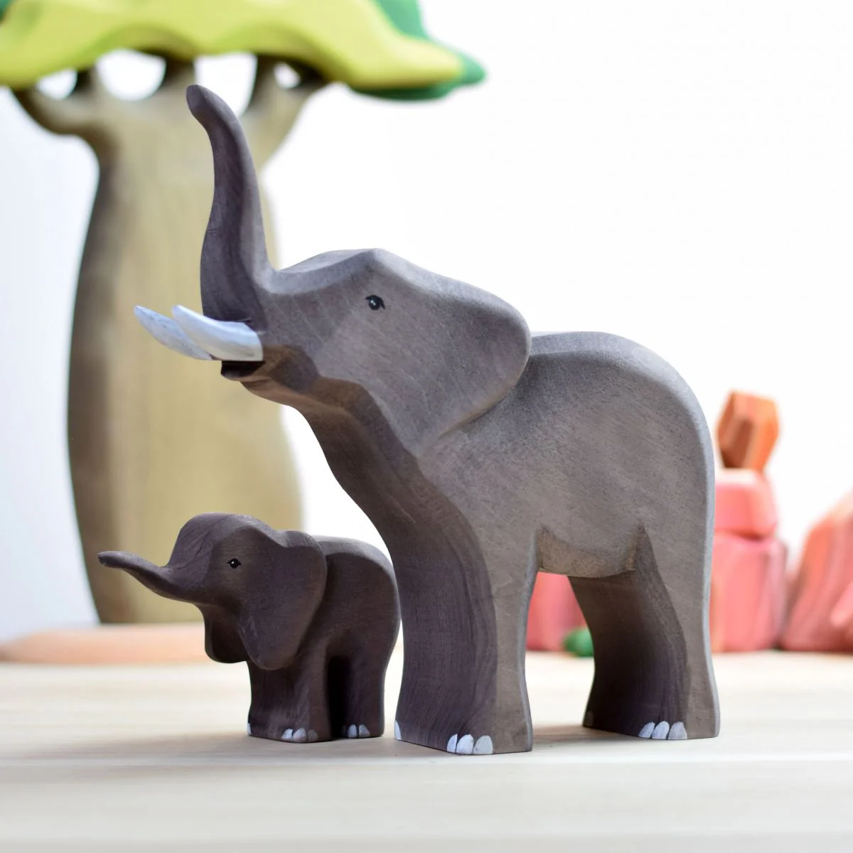 Bumbu Wooden Elephant Set - Image 5