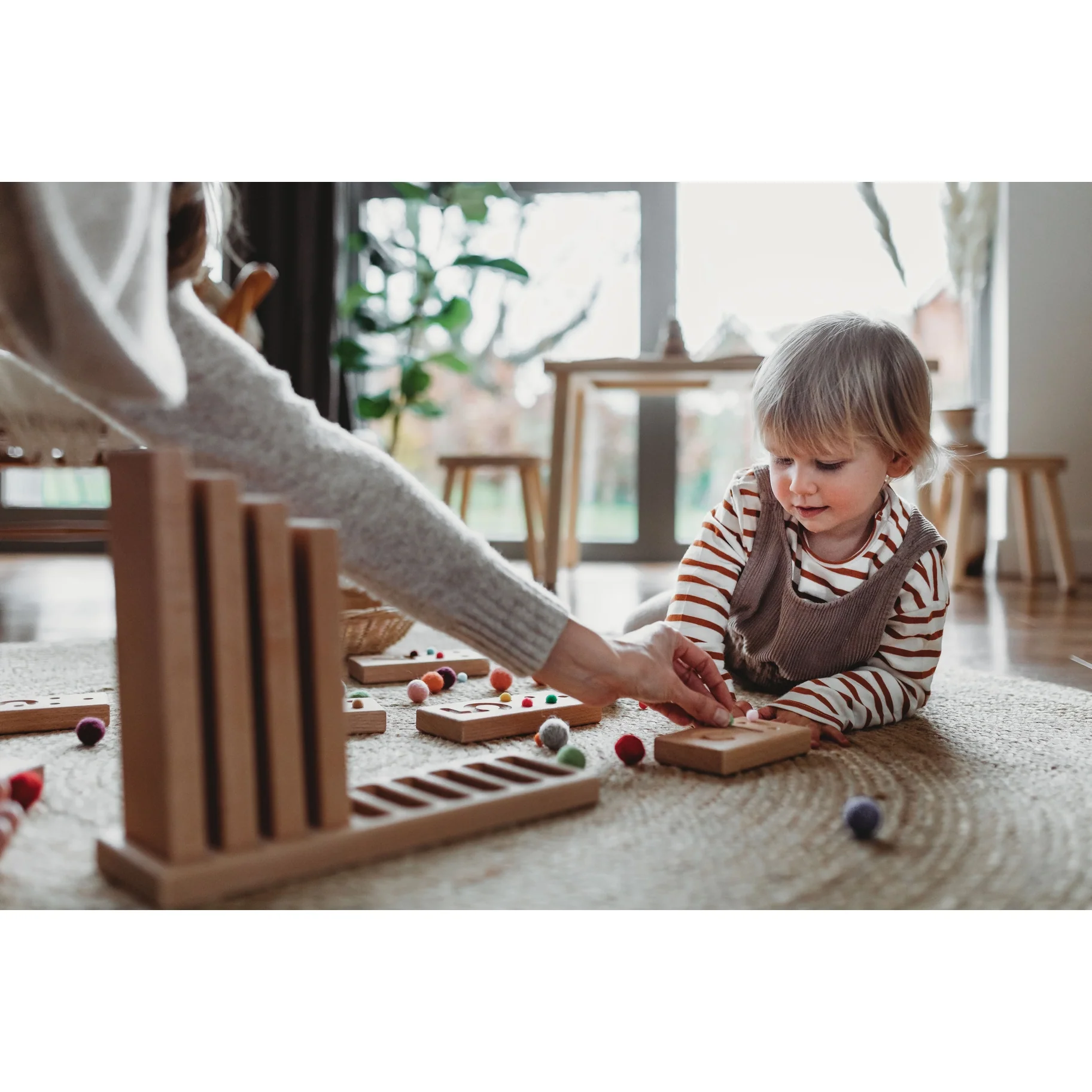 Wooden Number Counting Blocks - Image 5