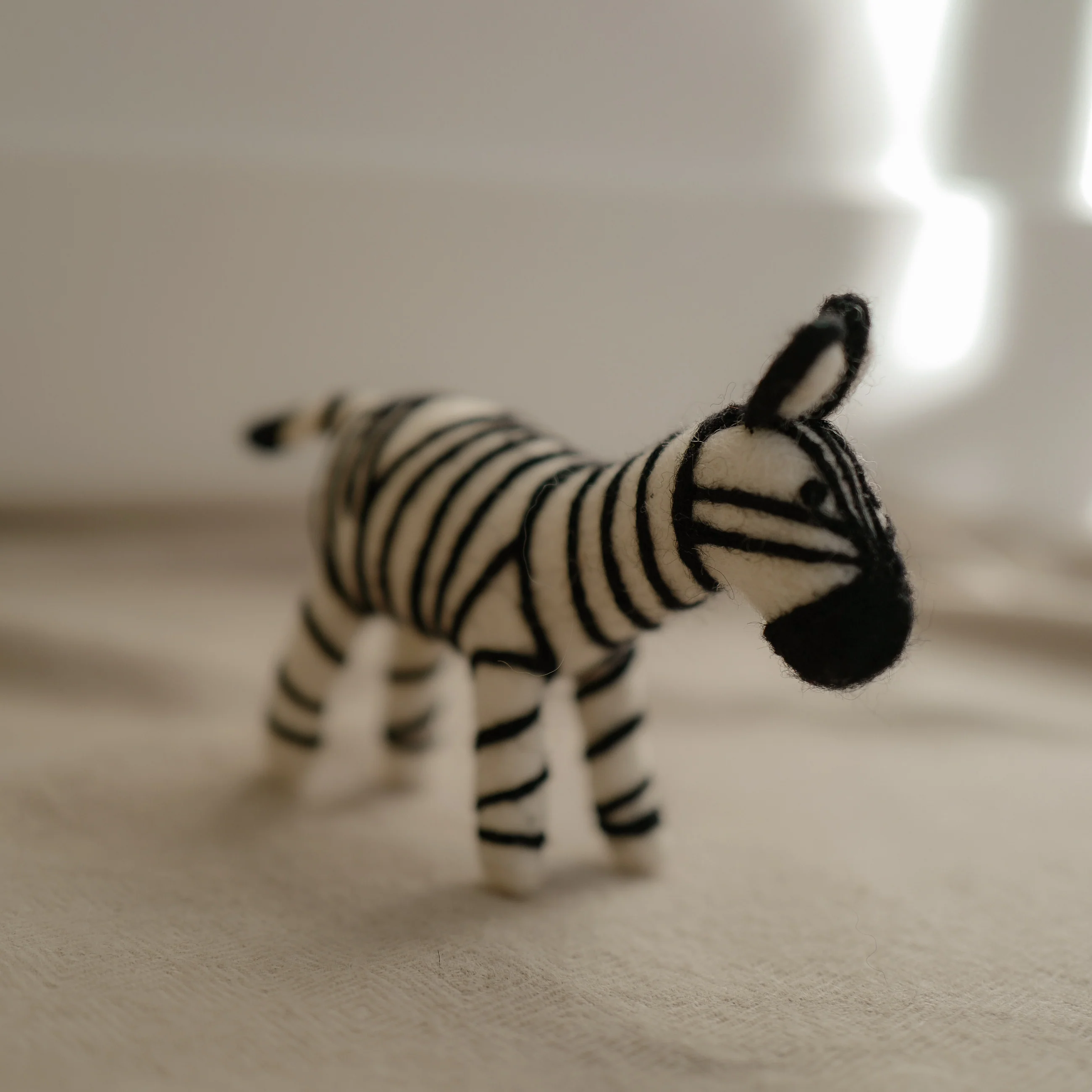Zebra Animal Puppets, Felt Zebra | Felt Finger Puppet - Image 3