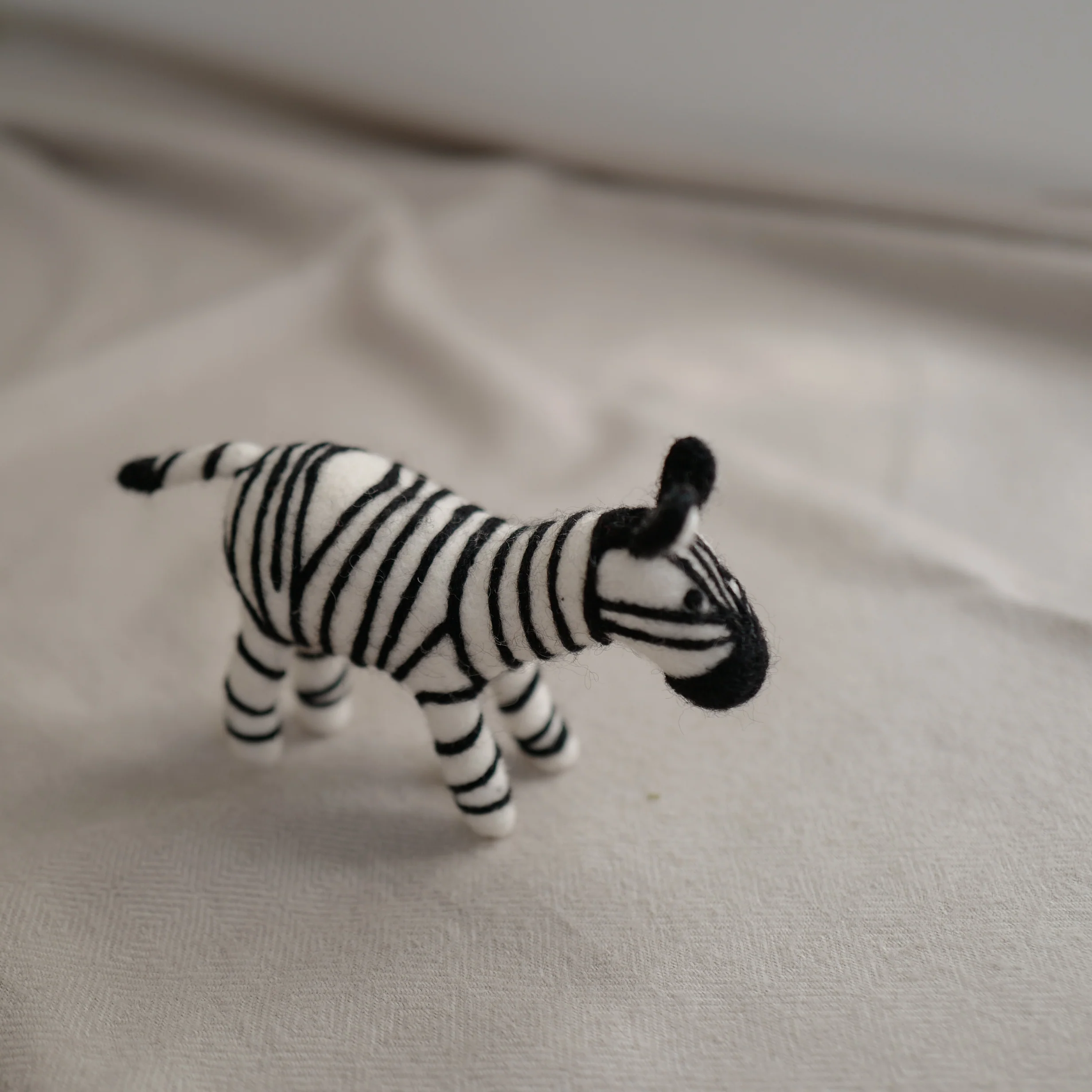 Zebra Animal Puppets, Felt Zebra | Felt Finger Puppet - Image 6